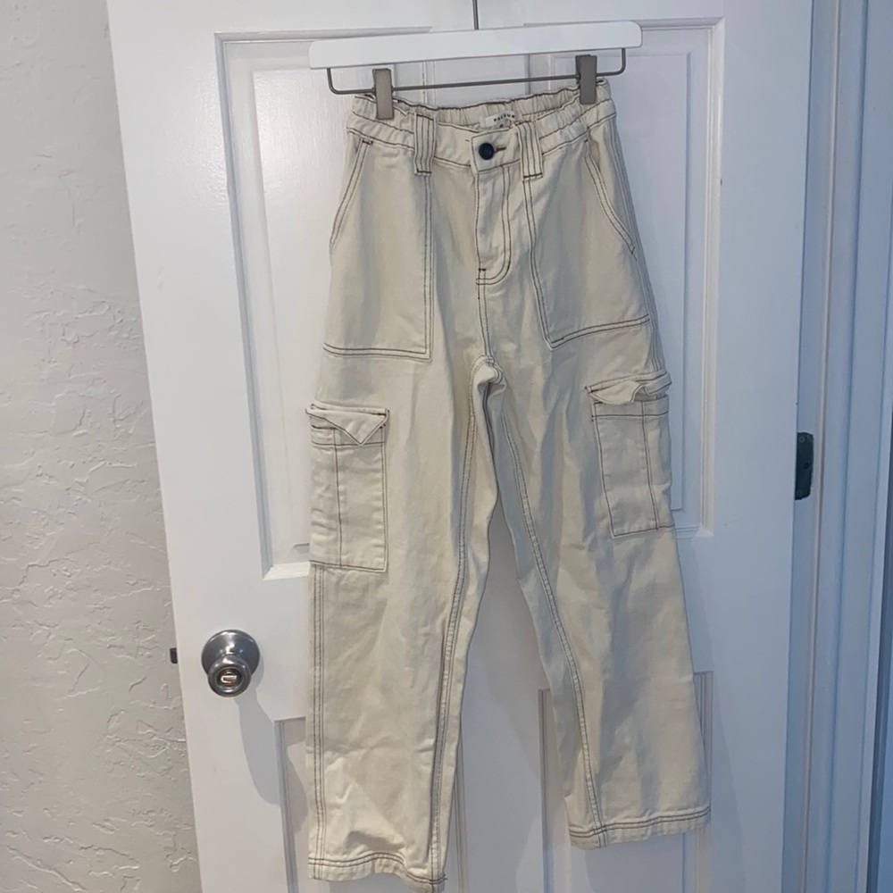 Ivory paper bag pacsun jeans